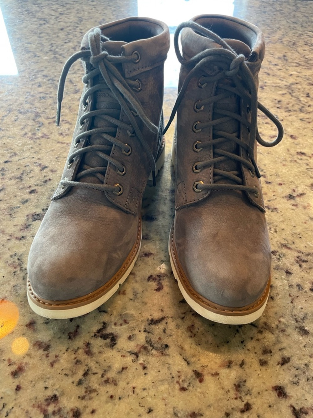 New women’s Timberland “Bramhall 6 inch” waterproof boots in “denim” nubuck 6.5 - Picture 2 of 9